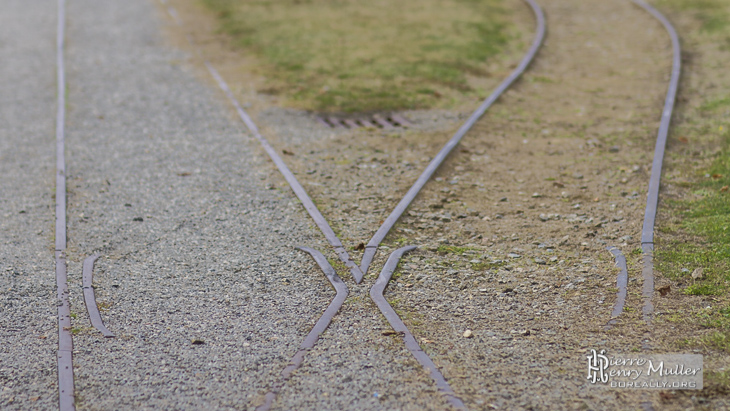 Aiguillage du tramway d'Oradour sur Glane