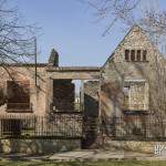 Maison en ruine dans le village d'Oradour sur Glane