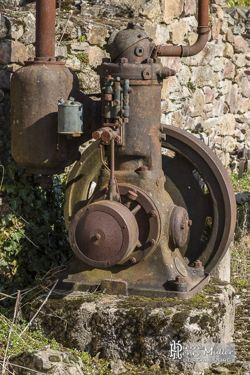 Moteur hydrolique rouillé