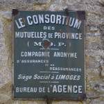 Plaque Consortium des mutuelles de province