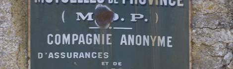 ...Plaque Consortium des mutuelles de province...