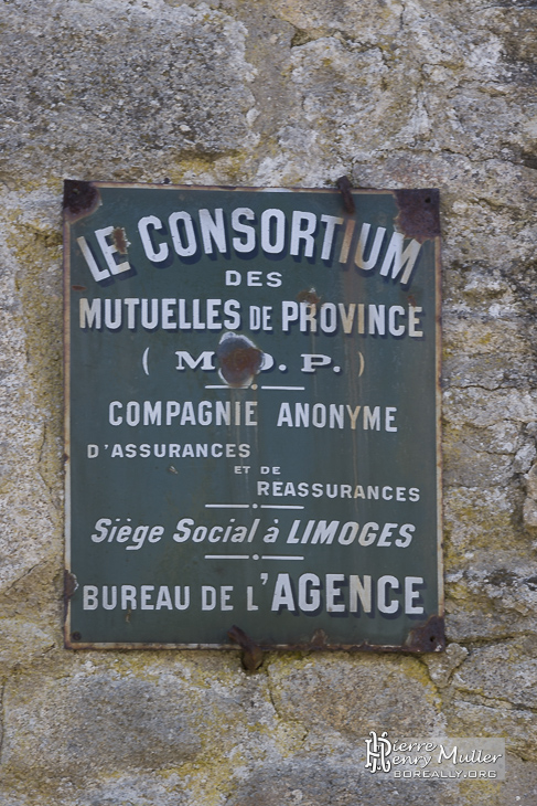 Plaque Consortium des mutuelles de province