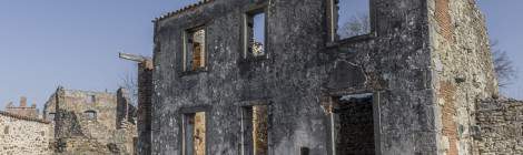 ...Structure d&rsquo;une maison en ruine...