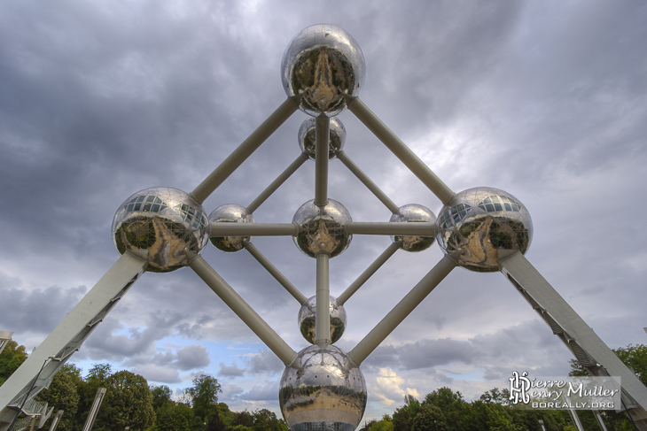 Photo HDR de l'Atomium de Bruxelles