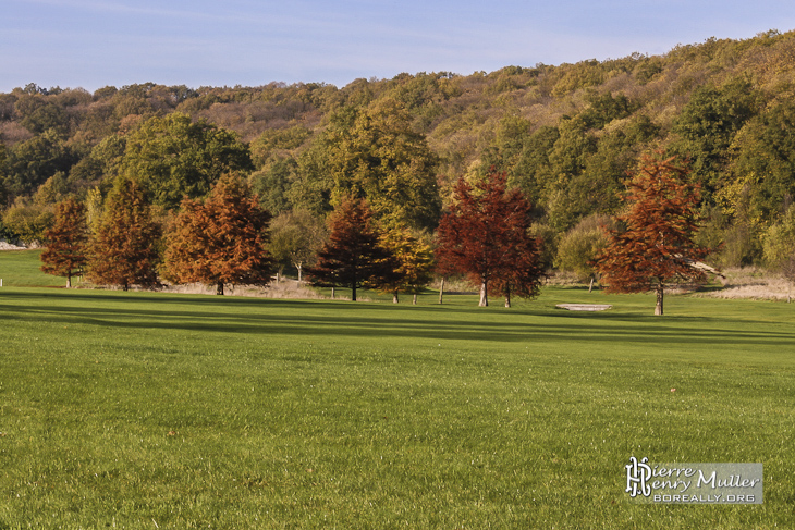 Couleurs d'automne sur le jardin du Désert de Retz à Chambourcy