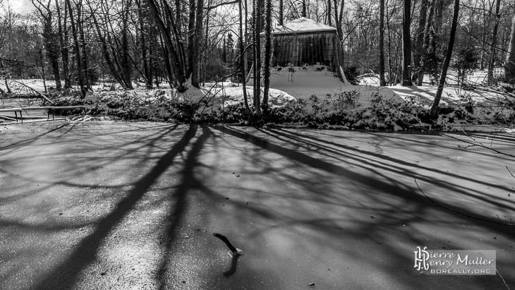 Tente Tartare du Désert de Retz en hiver