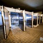 Cellule réfrigérante de la morgue dans les sous-sols de l'hôpital Richaud