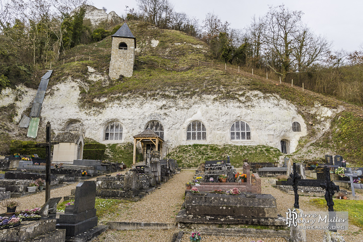 Église troglodytique de l'Annonciation à Haute-Isle