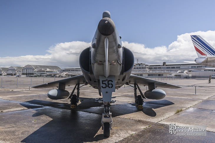 Face d'un Dassault Etendard IVM au musée du Bourget