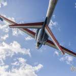 Fouga Magister aux couleurs de la patrouille de France