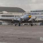 Arrivée du C-47 Dakota à l'aéroport du Bourget