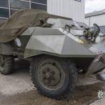 Auto Mitrailleuse M20 Armored Utility Car en parade au Bourget
