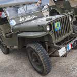 Jeep Willys M201 à l'inauguration du hall seconde guerre mondiale du Bourget