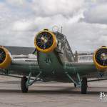 Junkers Ju 52 arrivé au Bourget pour l'inauguration du hall ww2