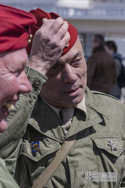 Membres de l'association de l'Escadron Historiques au Bourget