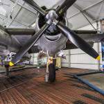 Nacelle moteur hélice et train d'atterrissage du B-26 Marauder