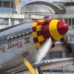North American P-51D Mustang en ventilation moteur au Bourget