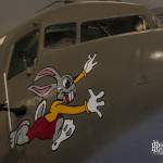 Peinture du lapin Buzz Buggy à tribord du Douglas Dakota