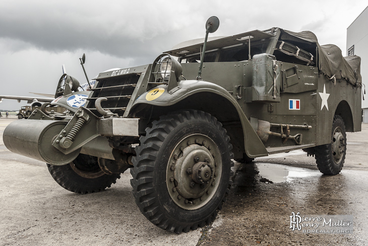 Scout car White M3A1 Deanna au musée du Bourget