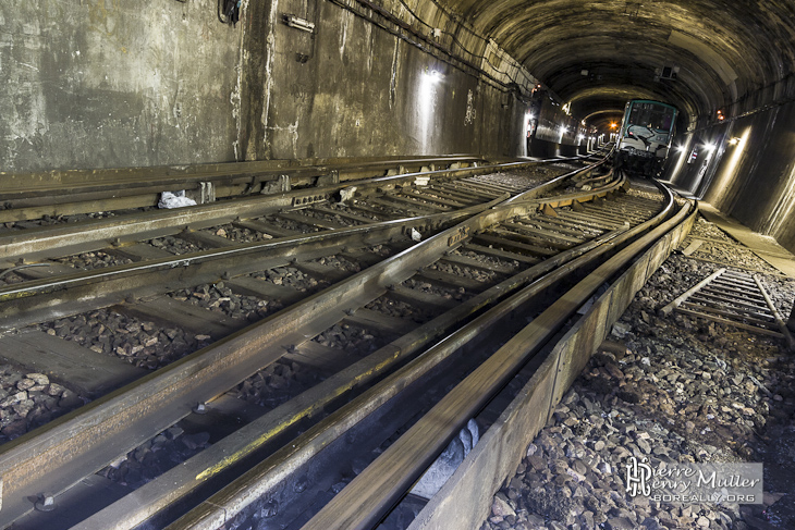 Balade sur les voies du métro parisien