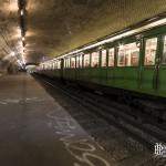 Deuxième quai de la station de métro fantôme Croix-Rouge de la ligne 10