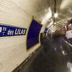 Quai de la station fantôme Porte des Lilas Cinéma à Paris