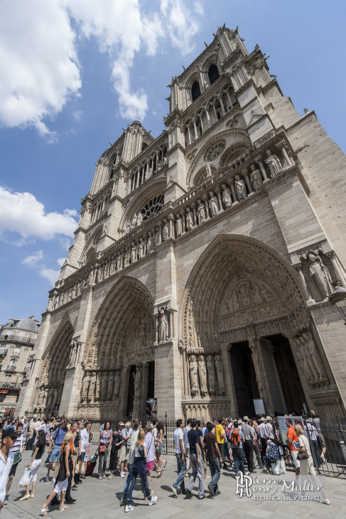 Façade de la Cathédrale de Notre-Dame de Paris