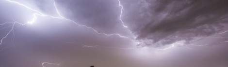 Orages et éclairs en photo