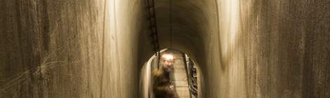 ...Galerie technique d&rsquo;acc&egrave;s au bunker de la Gare de l&rsquo;Est...