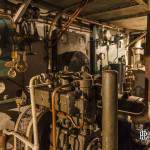 Groupe électrogène de la salle des machines du blockhaus de la Gare de l'Est