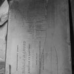 Plaque lithographique de carte d'état major à l'abri Lefebvre à Paris