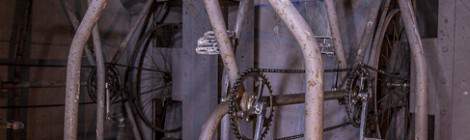 ...V&eacute;lo tandem d&rsquo;appoint pour la ventilation forc&eacute;e au travers de filtres pour l&rsquo;abri bunker Lefebvre....