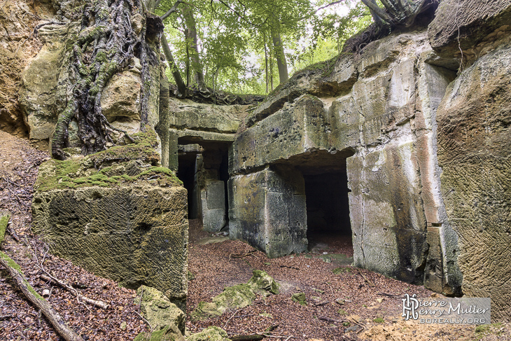 Carrière du Chauffour utilisée par les poilus