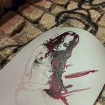 Peinture portrait de femme nue par les Petits Artistes Parisiens