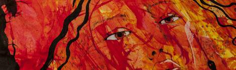 ...Peinture portrait de femme par les Petits Artistes Parisiens...