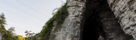 ...Cavage d’entrée de la première masse de la carrière souterraine de gypse de Gagny Saint Pierre....