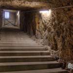 Un des accès à l'abri de défense passif de La Folie par un escalier