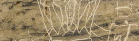 ...Gravure sur un mur de la carrière souterraine du bunker de l’Otan avec l’inscription Home Counties qui représente la banlieue londonienne. C’est une preuve que du personnel anglais de l’Otan a travaillé dans ce bunker en France....