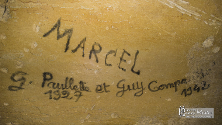 Inscription au ciel de carrière Marcel Paullette et Guy 1927 1942