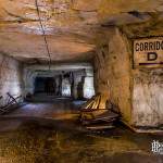 Panneau de circulation Corridor D du bunker de l'Otan