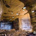 Salle des lampes du bunker de l'Otan
