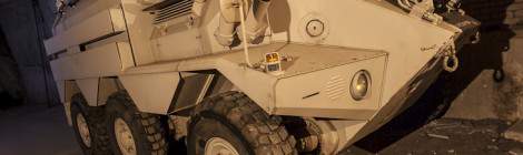 ...VCR/IS Panhard v&eacute;hicule de combat &agrave; roue m&eacute;dicalis&eacute; au PC de l&rsquo;Otan...