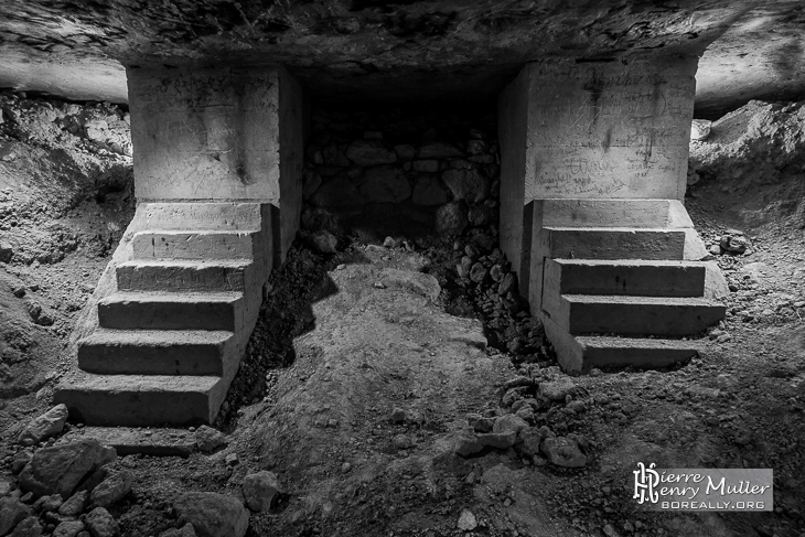 Double escalier minéralogique M. Guérinet sous le faubourg Saint-Marcel