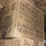 Inscriptions de la plaque de l'escalier minéralogique Notre Dame des Champs
