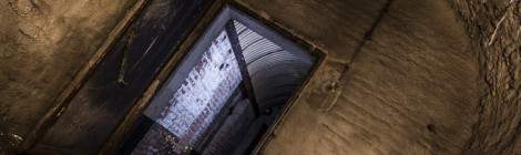 ...Le réseau de souterrain de la citadelle de Namur comporte plusieurs aménagements dont ici différentes salles successives....