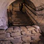 Reconstitution militaire dans les souterrains de la citadelle de Namur