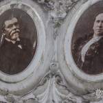 Portraits d'un couple sur leur sépulture
