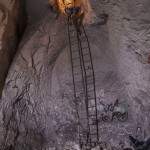 Echelle inter-niveau dans la carrière Les Lions de Louveciennes