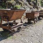 Différentes modèles et tailles de berlines, wagon des mines de zinc