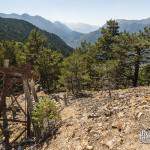 Gare du téléphérique abandonnée pour le minerais de zinc en Espagne